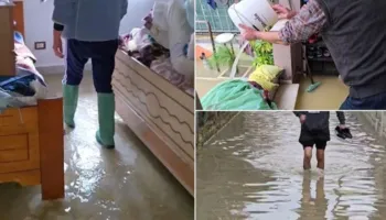 Hidrovori 20 MLN Euro nuk punon/ Dëme nga uji në Durrës në 1400 shtëpi dhe biznese, banorët: S’kemi asnjë ndihmë!