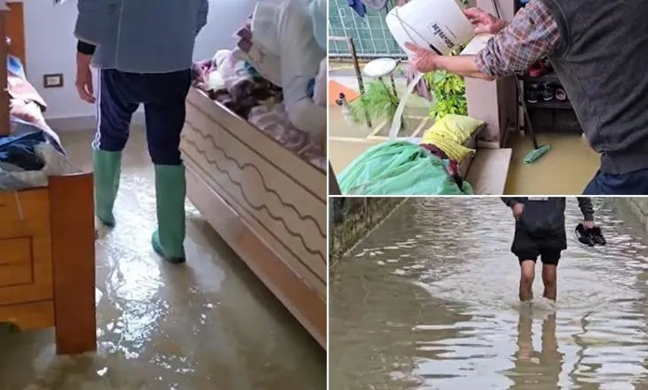 Hidrovori 20 MLN Euro nuk punon/ Dëme nga uji në Durrës në 1400 shtëpi dhe biznese, banorët: S’kemi asnjë ndihmë!