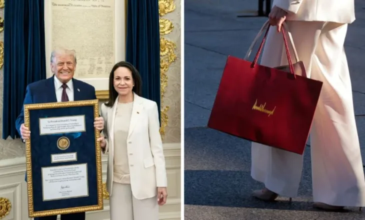 I fali Trump-it çmimin e saj Nobel për Paqen, por… çfarë mori në këmbim Machado?