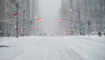 I ftohti polar dhe reshjet e dendura të dëborës përfshijnë SHBA-në qendrore dhe lindore, temperatura deri -34 gradë në Çikago