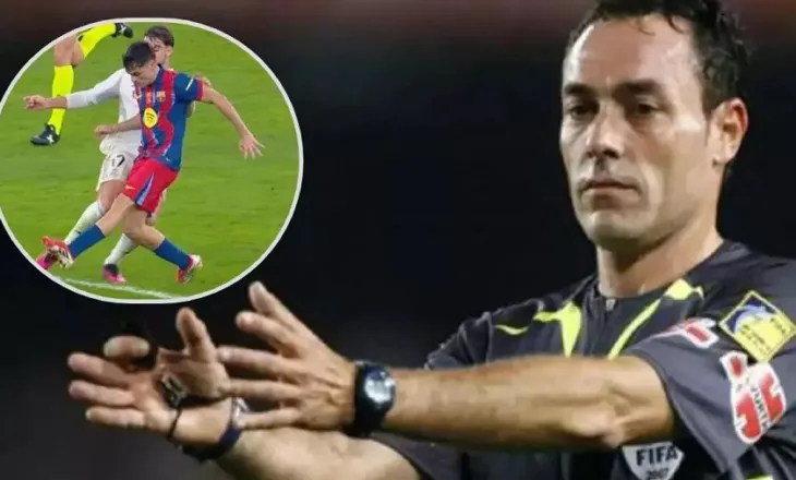 Ish-arbitri i njohur për goditjen e Asencio ndaj Pedri: Ishte më shumë për karton të kuq se sa të verdhë