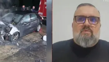 “Ishte hakmarrje”/ Makina e bashkëshortes u përfshi nga flakët, ish-drejtori i burgut të Reçit: Fëmijët e mi e panë skenën