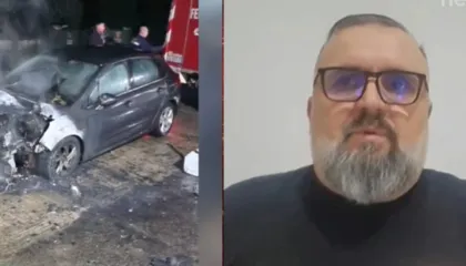 “Ishte hakmarrje”/ Makina e bashkëshortes u përfshi nga flakët, ish-drejtori i burgut të Reçit: Fëmijët e mi e panë skenën