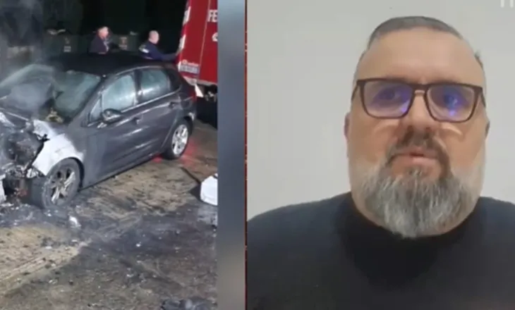 “Ishte hakmarrje”/ Makina e bashkëshortes u përfshi nga flakët, ish-drejtori i burgut të Reçit: Fëmijët e mi e panë skenën