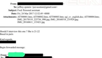 “Jam e interesuar për punë si asistente”! Zbulohen email-et, vajza shqiptare në dosjet Epstein