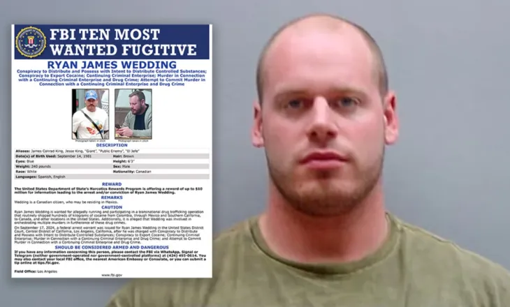 Kampioni olimpik Ryan Wedding arrestohet për trafik droge, ishte në listën e dhjetë personave më të kërkuar të FBI