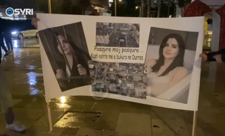 ‘Këneta nën ujë, kukulla e Bashkisë në vaskë’/ Protestuesit ironizojnë kryebashkiaken Sako: Turp për qeverinë!