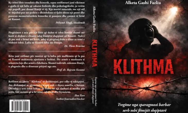 “Klithma”, një libër kujtese për fëmijët gjatë luftës