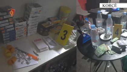 Kokainë dhe baste sportive në lokal, arrestohet pronari/ E pësojnë dhe 14 persona për moskallëzim krimi