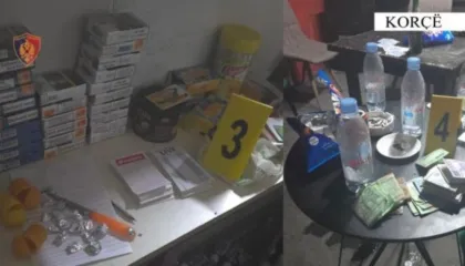 Kokainë dhe lojra fati në lokal, në pranga pronari! 14  persona nën hetim, mes tyre një polic