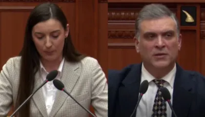 “Kolegët e opozitës kanë ikur të shohin Big Brother”/ Zegjine Çaushi debaton me Blushin në Parlament: Po Tedi po, me ty e kam, ke dhe ti arsye ta shohësh