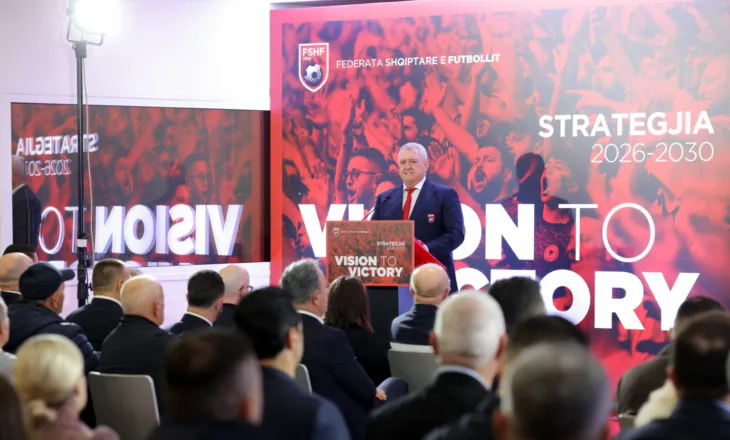 Kreu i FSHF, Armand Duka prezanton strategjinë “Vision to Victory 2026-2030”: Nga zhvillimi i të rinjve te infrastrukturat dhe rritja e spektatorëve në stadiume!