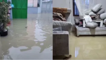 Kritike situata në zonën e ish-Kënetës në Durrës, reshjet përmbytin shtëpitë, uji nuk tërhiqet