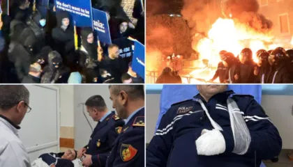 Kryeministri Rama reagon pas protestës së dhunshme të opozitës: Shteti nuk përkulet nga dhuna dhe vandalizmi, solidaritet me policët e plagosur