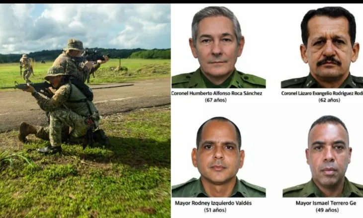 Kuba publikon emrat dhe fotot e ushtarakëve të vrarë gjatë arrestimit të Maduros