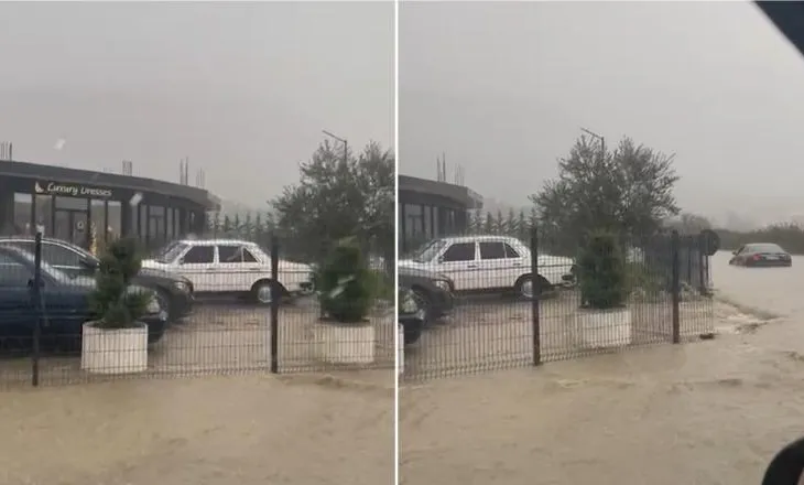 Kurbin/ Përroi del nga shtrati dhe përmbyt disa zona, bllokohet aksi Laç-Mamurras