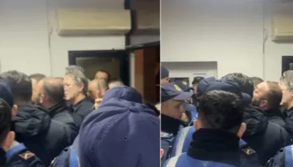 “Kush je ti që s’më lejon mua”, përplasja e  Bardhit me policinë në komisariat