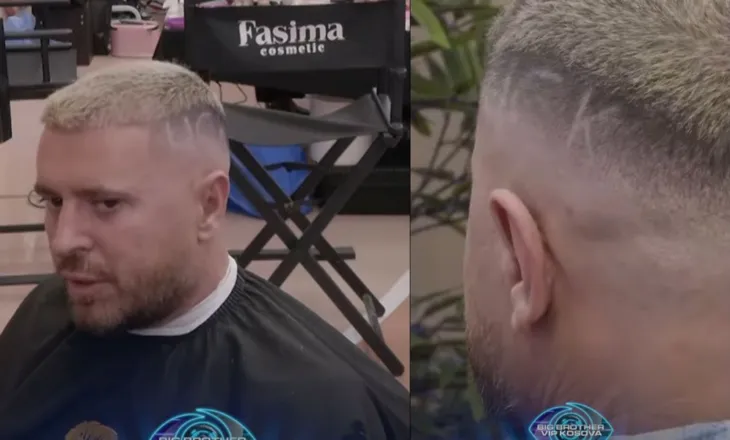 Labi me mesazh të fortë para spektaklit,, dizajnon UÇK-në në flokë