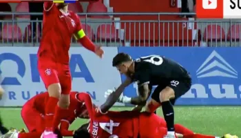 LAJM I FUNDIT/ Ndërpritet ndeshja Partizani-Elbasani, panik në stadium, Sembene bie pa ndjenja në fushë