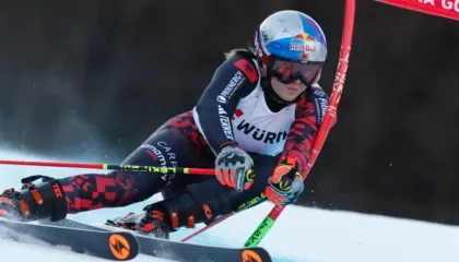 Lara Colturi renditet e pesta në garën e sllallomit gjigand zhvilluar në pistën e Kranjska Gora