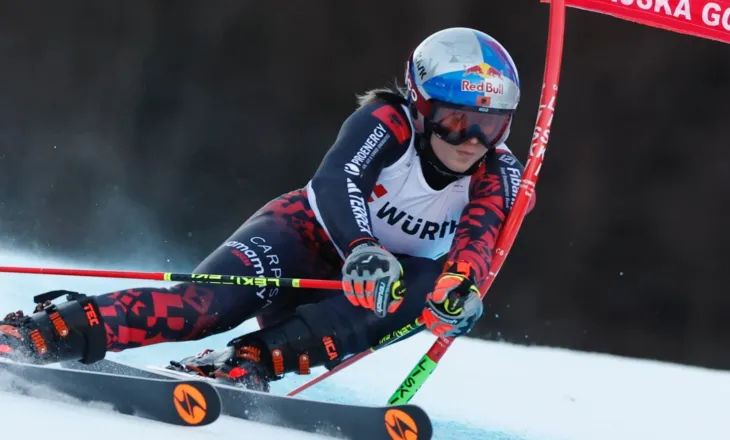Lara Colturi renditet e pesta në garën e sllallomit gjigand zhvilluar në pistën e Kranjska Gora