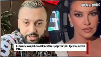 Leonora Jakupi bën deklaratën e papritur për Gjestin: Zemra ime…