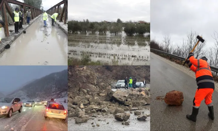 LIVE/ Disa lumenj dalin nga shtrati, akse të bllokuara e mungesë energjia. Rrëshqitja e dherave i afrohet banesave në Mirditë, këto janë zonat më problematike