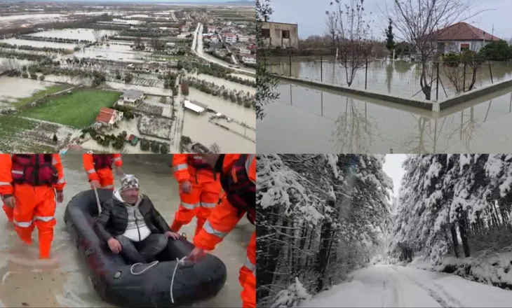 LIVE/ Shqipëria në ditën e katërt të përmbytjeve, 13211 ha tokë dhe 1587 banesa nën ujë! “Shfryhet” Vjosa, Rama: Do kompensohen dëmet