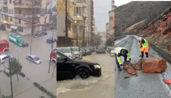 LIVE/ Shqipëria nën ujë, përmbytje në Durrës, Lezhë dhe Kukës. Pezullohet mësimi, nis evakuimi i familjeve. Bllokohen tragetet, rritet niveli në kaskada