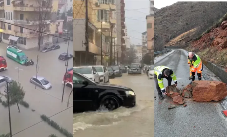 LIVE/ Shqipëria nën ujë, përmbytje në Durrës, Lezhë dhe Kukës. Pezullohet mësimi, nis evakuimi i familjeve