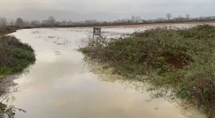Lumi Ishëm del nga shtrati, situatë problematike në Fushë-Krujë/ Përmbyten qindra hektarë tokë, rrugë të bllokuara në.. (VIDEO)