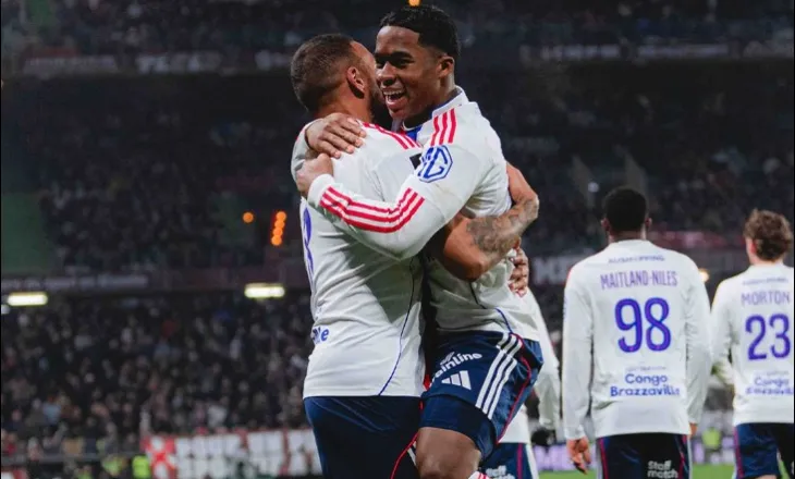 Lyon me fitore të madhe në transfertë, Endrick shënon hat-trick(video)