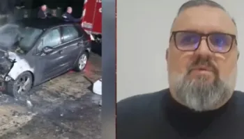 Makina e bashkëshortes u përfshi nga flakët, ish-drejtori i burgut të Reçit: Fëmijët e mi e panë skenën