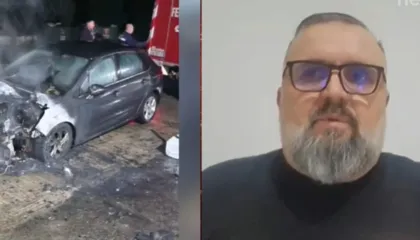 Makina e bashkëshortes u përfshi nga flakët, ish-drejtori i burgut të Reçit: Ishte hakmarrje