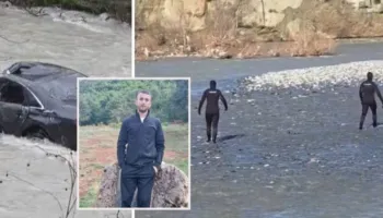 Makina përfundoi në lumin Mat, Polumbarët e RENEA-s vijojnë kërkimet për 30-vjeçarin