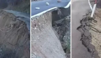 Mat/ Rruga e fshatit Derjan shkatërrohet pa kaluar një vit nga inaugurimi, u ndërtua nga “Bami Holding” (VIDEO)