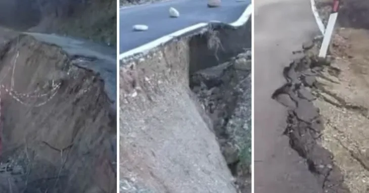 Mat/ Rruga e fshatit Derjan shkatërrohet pa kaluar një vit nga inaugurimi, u ndërtua nga “Bami Holding” (VIDEO)