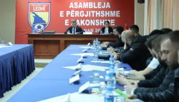 Mblidhet Asambleja e Përgjithshme e Shoqatës Rajonale të Futbollit Lezhë, ja vendimet që u morën nga anëtarët