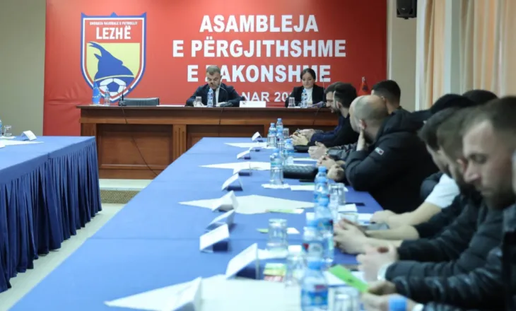 Mblidhet Asambleja e Përgjithshme e Shoqatës Rajonale të Futbollit Lezhë, ja vendimet që u morën nga anëtarët