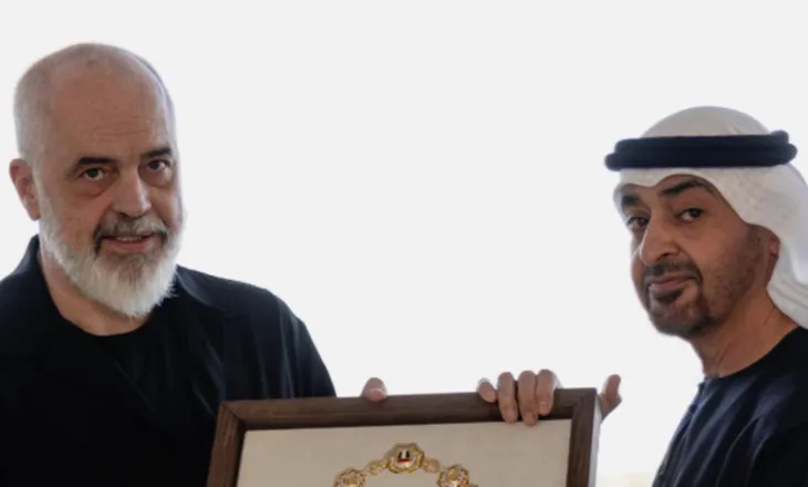Medalja më e lartë e vendit! Rama në Abu Dhabi, surprizohet nga dhurata e veçantë e Mohammed Bin Zayed