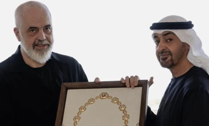 Medalje e lartë/ Rama nderohet nga presidenti i Emirateve të Bashkuara Arabe