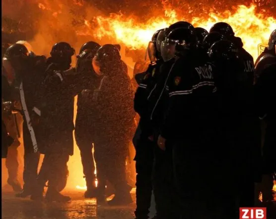 ‘Mijëra në shesh kundër Ramës’, transmetuesi publik i Austrisë: Përplasje me policinë në protestën e opozitës në Tiranë