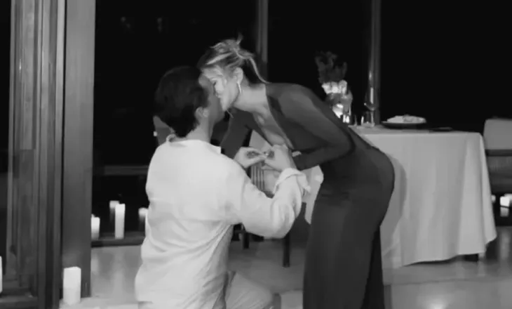 Modelja shqiptare merr propozimin për martesë