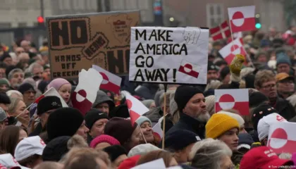 Mosmarrëveshja për Groenlandën, Trump, tarifa doganore ndëshkuese ndaj tetë vendesh evropiane