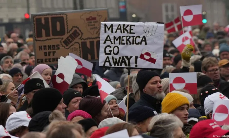 Mosmarrëveshja për Groenlandën, Trump, tarifa doganore ndëshkuese ndaj tetë vendesh evropiane