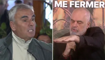 “Na mbyti malli nga jashtë”/ Fermeri ‘përplaset’ me Ramën. Nxehet kryeministri: Ulu aty