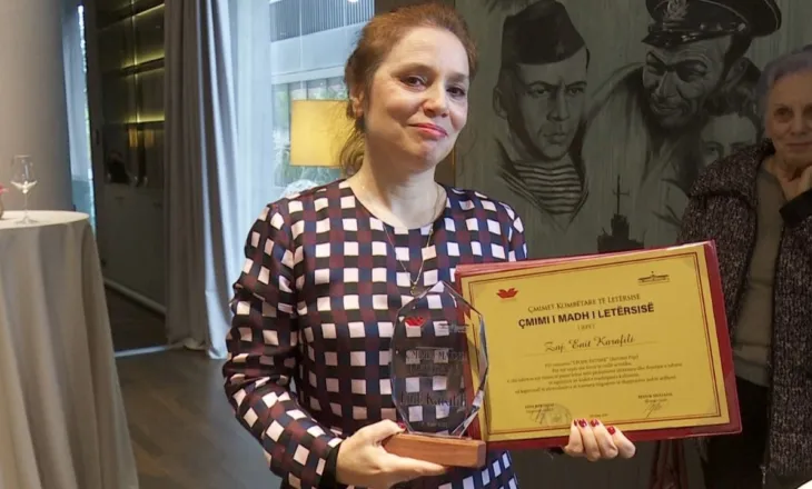 Ndahen Çmimet Kombëtare të Letërsisë, vepra më e mirë “Epope Intime” e shkrimtares në migrim Enit Karafili