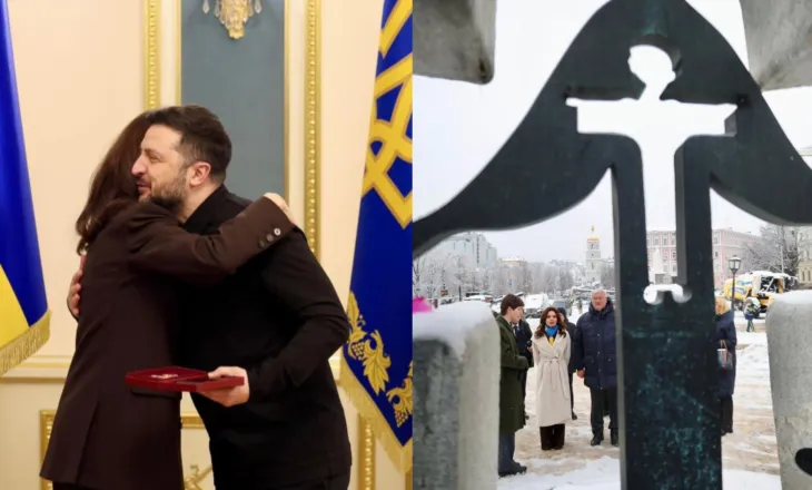 Nga nderimi i martirëve të luftës te takimi me presidentin Zelensky, Spiropali ndan fotot e vizitës së saj në Kiev