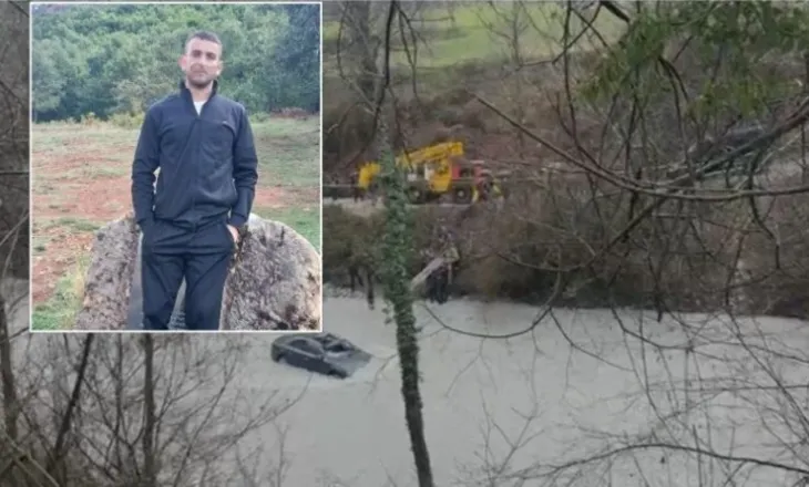 Ngjarja e rëndë në Klos/ Ky është 30-vjeçari që e mori rrjedha e ujit në Klos, pasi makina ra në përrua