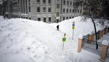 “Ngrin” Moska, regjistrohen reshjet më të dendura të borës në më shumë se 200 vjet